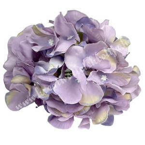 Hortenzia fej, vintage lila, 15 cm kép