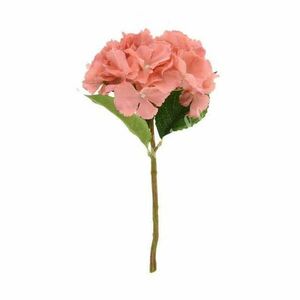 Selyem hortenzia szál, sötét rózsaszín, 36 cm kép
