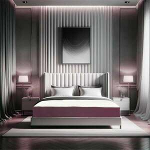 Best Sleep Ortopéd matrac, Color Line Purple, 200x200x12cm, poli... kép