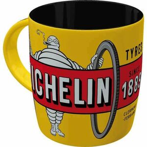 RETRO - Michelin – Tyres Bibendum Yellow Bögre kép