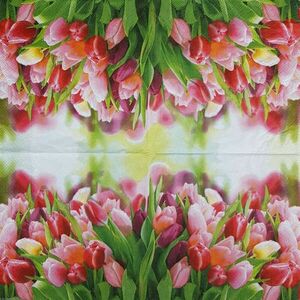 Szalvéta, tulipán, 33x33 cm (10) kép