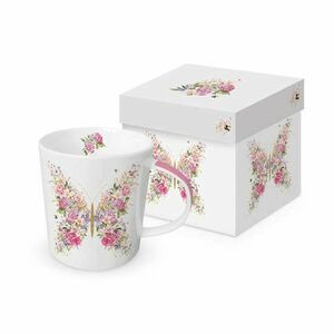 PPD.160302595 Porcelánbögre 0, 4l dobozban, Papillon et fleurs kép