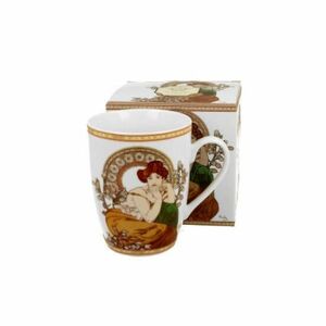 D.G.35575 Porcelánbögre 300ml, dobozban, Mucha: Topáz kép