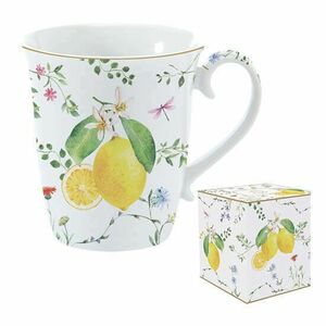 R2S.1171FCIT Porcelánbögre 275ml, dobozban, Fleurs et Citrons kép