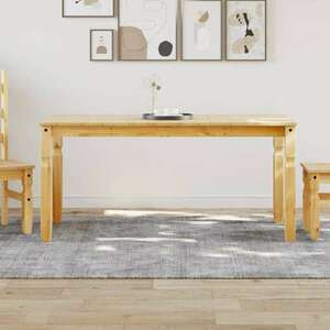 vidaXL Corona tömör fenyőfa ebédlőasztal 160 x 80 x 75 cm kép