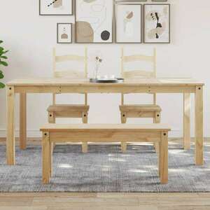 vidaXL Panama tömör fenyőfa ebédlőasztal 180 x 90 x 75 cm kép