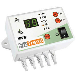 FixTrend MTS2P vezérlő termosztát, szivattyú védelem, HMV előnyka... kép