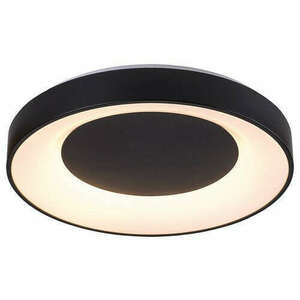 LED mennyezeti lámpa keret, távirányító, fekete kép
