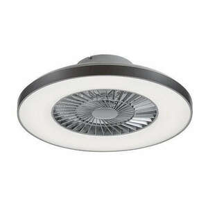 Rábalux Dalfon ezüst ventilátoros mennyezeti LED lámpa távirányít... kép