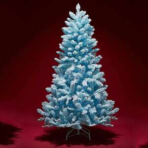 Prémium exclusive Kék Havas színű Karácsonyfa, Műfenyő 180 cm -2... kép