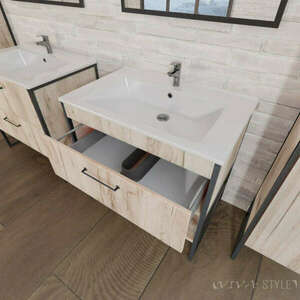 TMP IRON 85 lábon álló fürdőszobabútor 85 cm Sanovit Atria 9085 p... kép