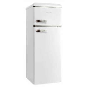 Snaigé POINT FR24SM-SR000 RETRO felülfagyasztós fehér hűtőszekrén... kép