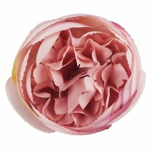 Dekor virágfej, antik rózsaszín, 5 cm kép