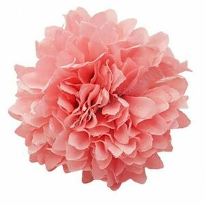 Dekor virágfej, világos rózsaszín, 4, 5 cm kép