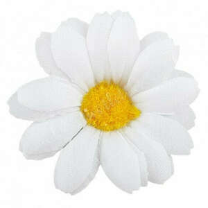 Margaréta virágfej, fehér, 6 cm kép