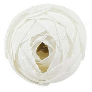 Boglárka virágfej, fehér, 3 cm kép