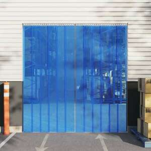 vidaXL kék PVC ajtófüggöny 300 mm x 3 mm 25 m kép
