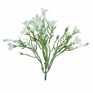 Betűzős harangvirág csokor, fehér, 14 cm kép