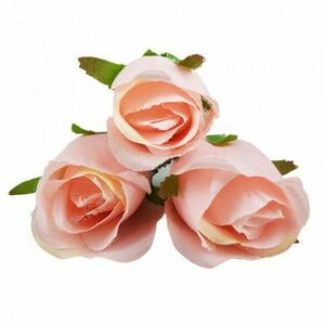 Rózsa művirág csokor, rózsaszín kép