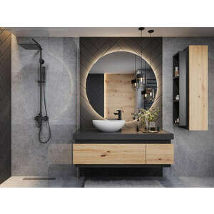 Mylife elis fürdőszoba bútor, matt fekete kép