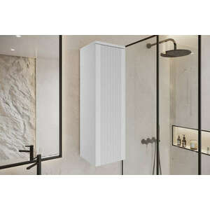 Mylife kadi függőleges fürdőszoba szekrény matt fehér (100cm) kép