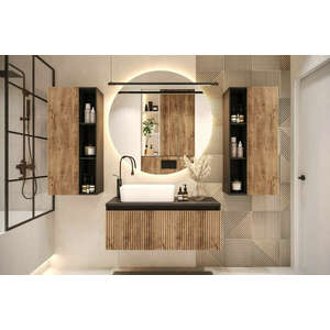 Mylife tawo 2 fürdőszoba bútor duble matt fekete kép