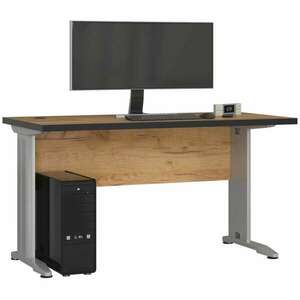 Számítógépes íróasztal bm-135 tölgyfa kézművesség kép