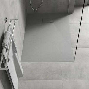 szürke SMC zuhanytálca 90 x 80 cm kép