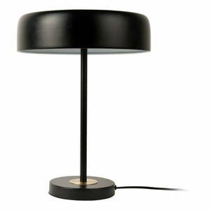 Fekete asztali lámpa fém búrával (magasság 40 cm) Gold Disc – Leitmotiv kép