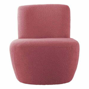 Rózsaszín buklé fotel Ada – Leitmotiv kép
