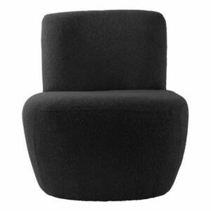 Fekete buklé fotel Ada – Leitmotiv kép