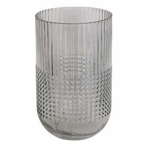 Attract szürke üveg váza, magasság 20 cm - PT LIVING kép
