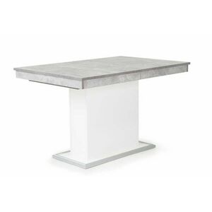 Flora bővíthető asztal 120cm (+40cm) x 80cm beton - fehér kép