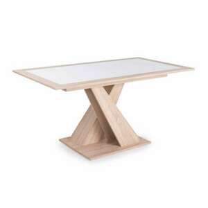 Hannah 160-as bővíthető asztal sonoma - fehér kép