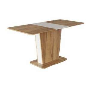 Calipso bővíthető asztal 110cm (+35cm) x 70cm wotan tölgy - fehér kép