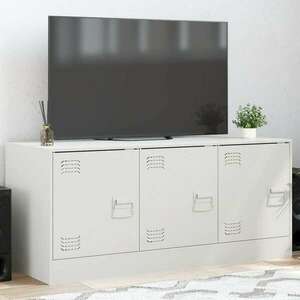 vidaXL fehér acél TV-szekrény 99 x 39 x 44 cm kép