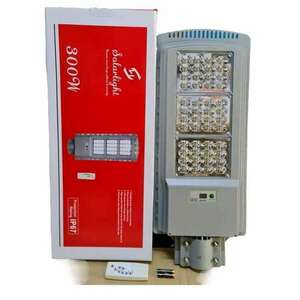 Napelemes távirányítós lámpa 300 W kültéri IP67 kép