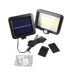 Kerti COB LED lámpa mozgásérzékelővel és napelemes panellel / 10 W kép