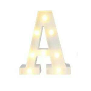 LED világító A betű - 22cm elemes kép