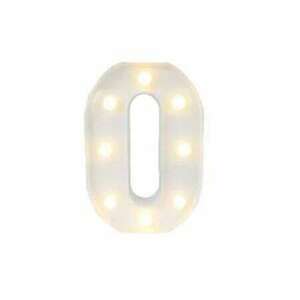 LED világító O betű - 22cm elemes kép