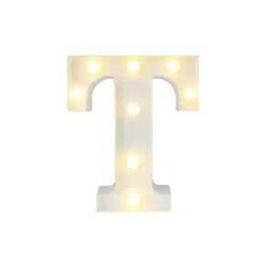 LED világító T betű - 22cm elemes kép