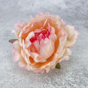 Selyemvirágfej - Bazsarózsa, cirmos rózsaszín 12*7cm 8279CRSZ kép