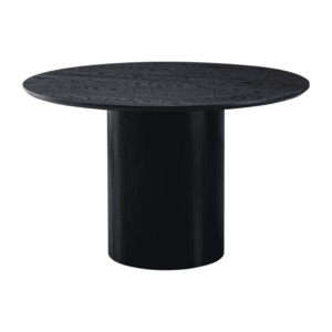 Étkezőasztal, fekete, átmérő 120 cm, MAHIR TYP 2 kép