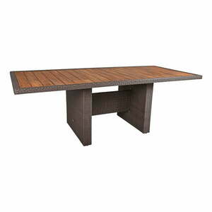 Kerti étkezőasztal akácfa asztallappal 100x220 cm Braga – Garden Pleasure kép
