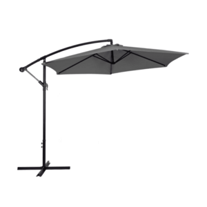 Kerti napernyő, szürke, 3 m, SAMIO kép