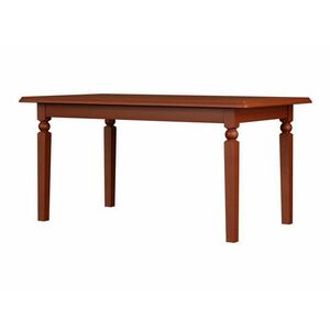 Asztal Boston A111, Dió, 78x90x160cm, Hosszabbíthatóság, Természetes fa furnér, Közepes sűrűségű farostlemez, Váz anyaga kép
