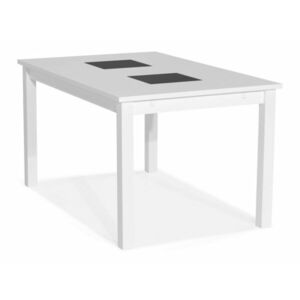 Asztal Riverton 494, Fehér, 76x90x140cm, Közepes sűrűségű farostlemez kép
