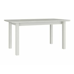 Asztal Victorville 118, Fehér, 76x90x160cm, Hosszabbíthatóság, Természetes fa furnér, Váz anyaga, Részben összeszerelt, Bükkfa kép