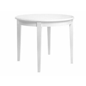Asztal Boston 278, Fehér, 76cm, Hosszabbíthatóság, Közepes sűrűségű farostlemez, Váz anyaga kép