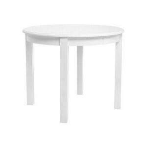 Asztal Boston 280, Fehér, 76cm, Hosszabbíthatóság, Közepes sűrűségű farostlemez, Váz anyaga kép